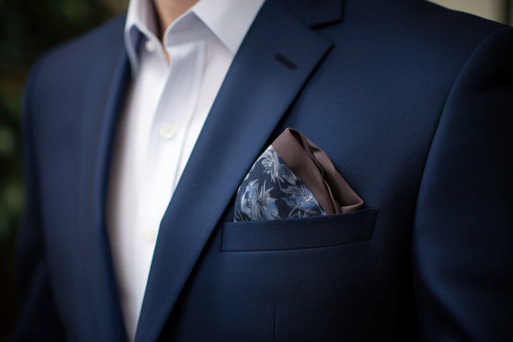 jak złożyć poszetkę do garnituru